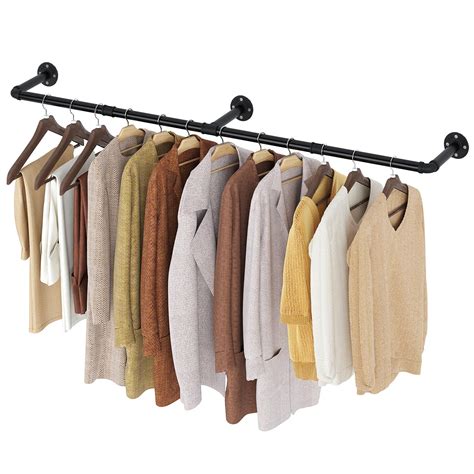 Buy GREENSTELL Clothes Rack 68 Inch Industrial Pipe Wall Ed Garment