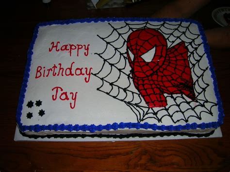 Spiderman 4th Birthday