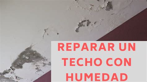 Como Reparar Un Techo Con Humedad Paso A Paso Youtube