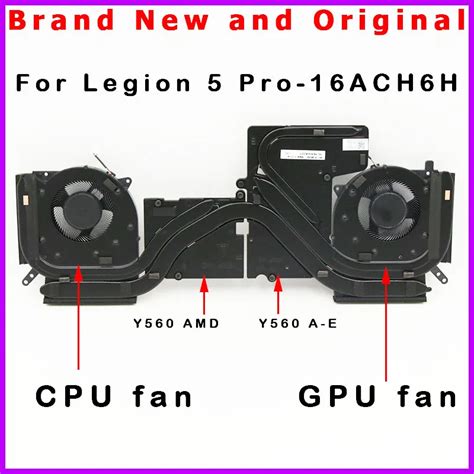 Laptop Cpu Gpu Cooling Heatsink Fan Cooler Radiator For Lenovo Y560 A E