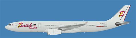 Batik Air Malaysia Airbus A330 300 FSX P3D MSFS