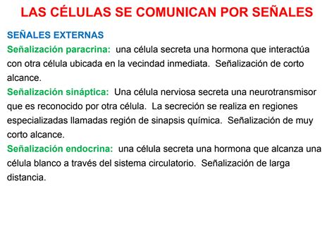 Solution Biologia Celular Comunicacion Celular Ppt Studypool