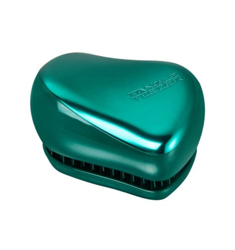 Tangle Teezer Compact Styler Detangling Hair Brush Emerald Green