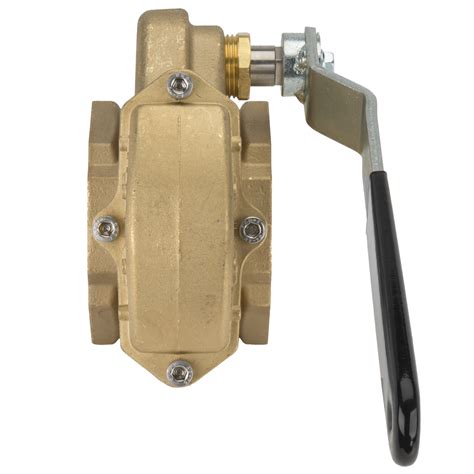 4 Brass Lever Gate Valve Quick Opening Lever Full Port