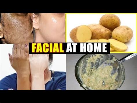 Skin Whitening Potato Facial Bleach Get Fair Spotless Glowing Skin