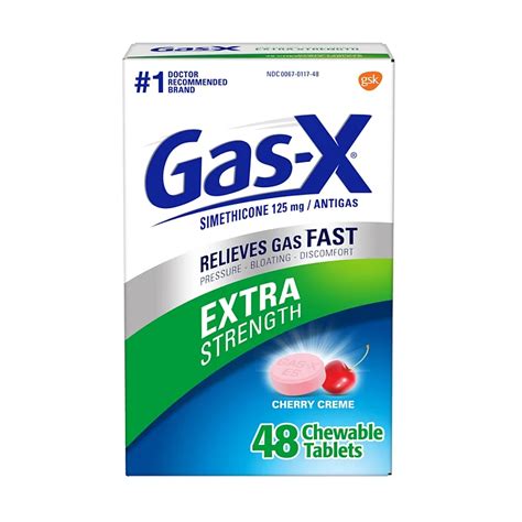 Gas-x Extra Strength Gas Relief Chewable Tablets Cherry Creme - Shop ...