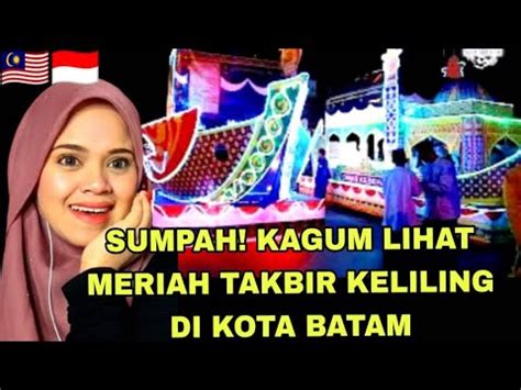 MERIAH PAWAI TAKBIR KELILING IDUL FITRI KOTA BATAM MOBIL HIAS