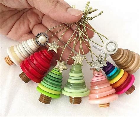 Button Trees Christmas Crafts Xmas Crafts Diy Christmas Ornaments