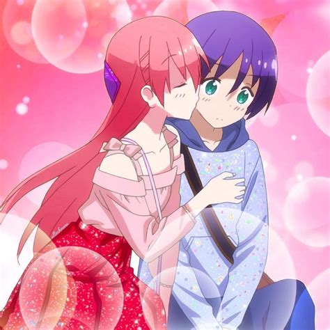 Tsukasa And Nasa Anime Romantic Anime Cute Anime Couples