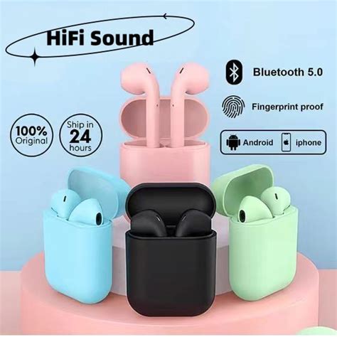 Jual Headset Bluetooth Inpods I Tws Macaron Earphone Bluetooth Inpods