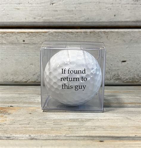 Photo Golf Balls Funny Golf Balls If Found Please Return Etsy