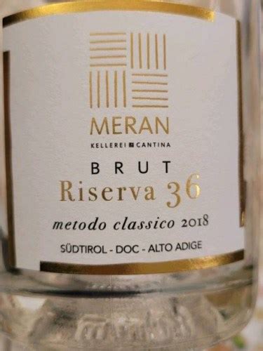 Kellerei Meran Riserva 36 Brut Vivino Canada