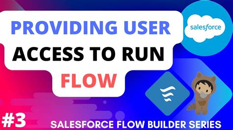 Providing User Access To Run Flow Salesforce Flows Salesforce Flow