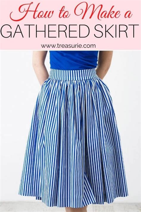 How To Make A Gathered Skirt All Sewing Ideas