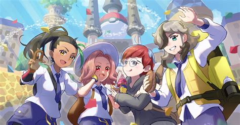 Pokémon Scarlet And Violet Nemona Pokémon Trainer Penny Pokemon