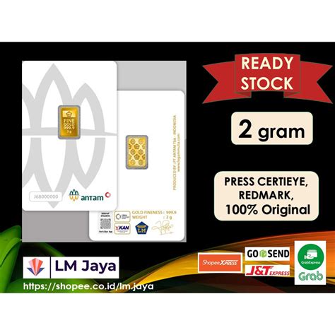 Jual Aksesoris Certicard Lm Antam Gr Lm Gram Antam Gram Indonesia