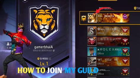 How To Join My Guild In Free Fire Join Guild How To Join Guild Free