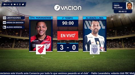 Copa Libertadores Athletico Paranaense Vs Alianza Lima Por Radio