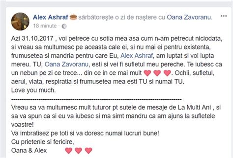 Reacţia lui Alex Ashraf după ce Oana Zăvoranu a vorbit despre bărbăţia