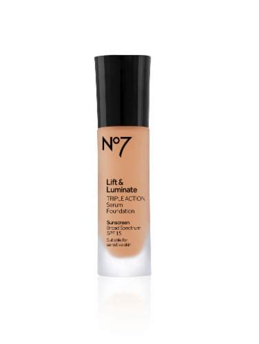 No7 Lift And Luminate Wheat Triple Action Serum Foundation Spf 15 1 Fl Oz Kroger