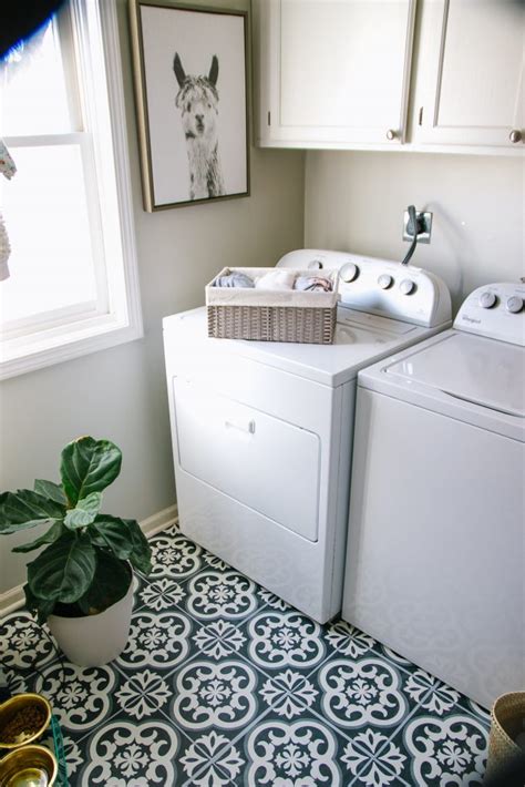 Laundry Room Floor Tile Diy Floor Adorn11 1 Of 1 Shining On Design