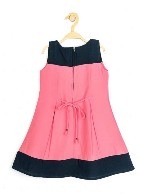 Buy Girls Peach Regular Dress Peppermint