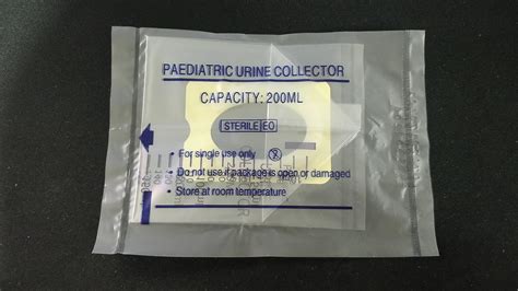 Paediatric Urine Collection Bags 200ml Sterile X 5 Baby Infants