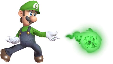 Super Luigi throwing a fireball by TransparentJiggly64 on DeviantArt