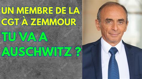 Eric Zemmour Interpell Par Un Gauchiste Raciste De La Cgt Tu Prend