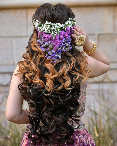 50 Stunning Indian Hairstyles For Reception Hair Styles Bridal Hair