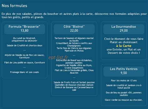 Les Marchands Nozay Menu Et Photos