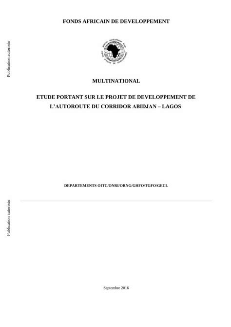 Pdf Fonds Africain De Developpement Multinational Etude Dokumen Tips