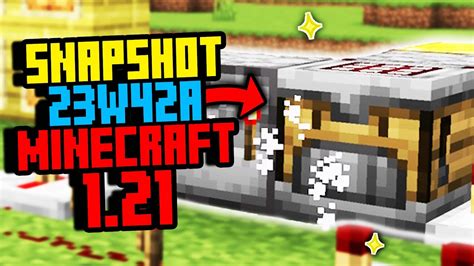 AUTO CRAFTEO REVIEW SNAPSHOT 23W42A Minecraft 1 21 YouTube