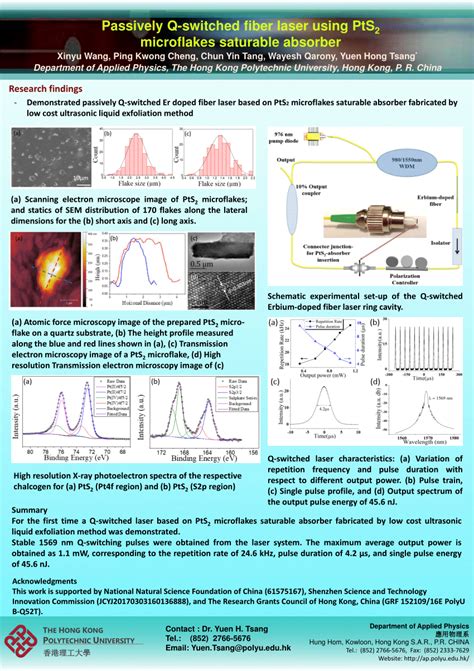 PDF Passively Q Switched Fiber Laser Using PtS 2 Microflakes