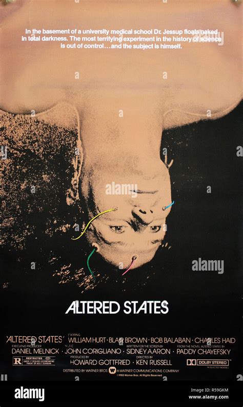 Altered States - Original Movie Poster Stock Photo - Alamy