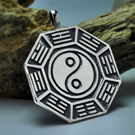 C30 Pendant Yin Yang Symbol Sterling Silver 925 EBay