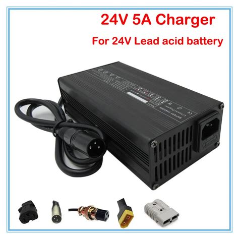 180W 24V 5A Lead Acid Battery Charger 24V Lead Acid Charger For 24V