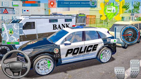 Porsche SUV Car HD Police Sim 2022 Cop Police Simulator Patrol Officers