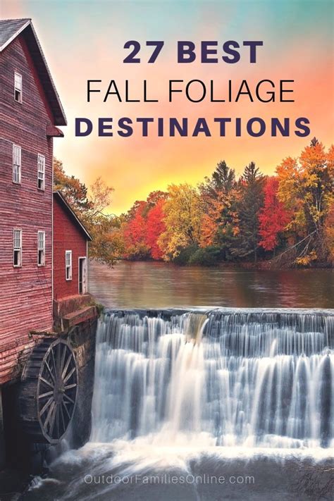 Best Fall Foliage Destinations To Visit In The Usa