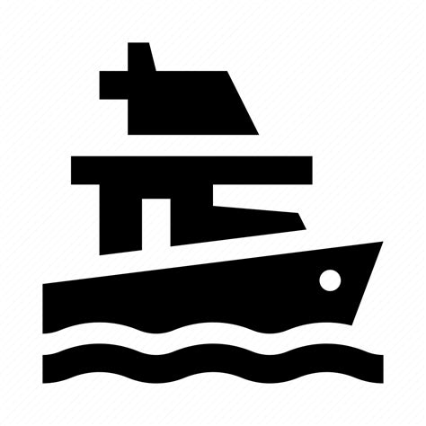 Fishing Boat Ship Trawler Vessel Icon Download On Iconfinder