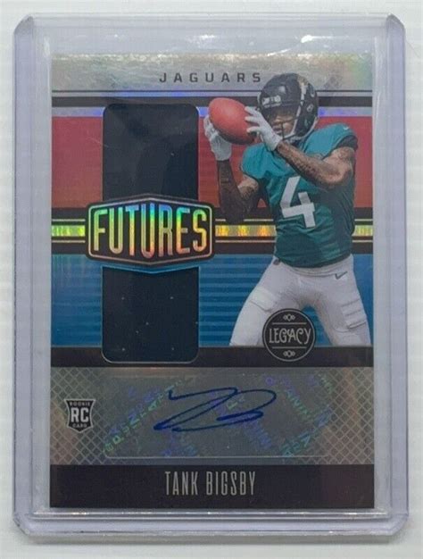 2023 Legacy Tank Bigsby Futures Silver Rookie Patch Auto Autograph RC