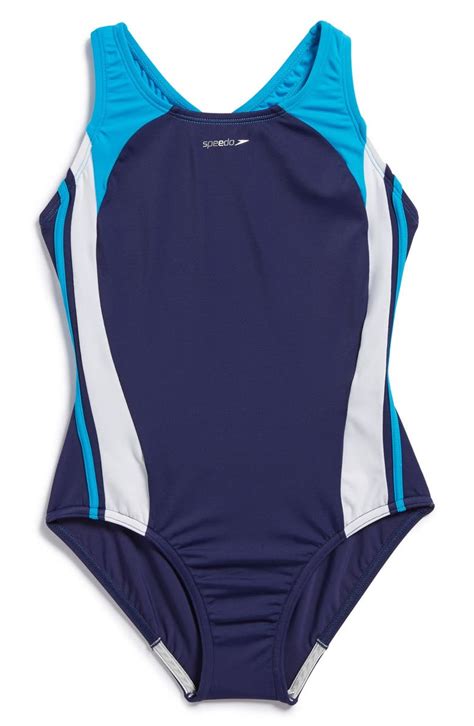 Speedo® Infinity Splice One Piece Swimsuit Big Girls Nordstrom