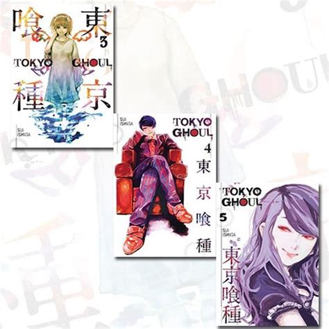 Tokyo Ghoul Manga Collection Vol 3 To 5 Sui Ishida 3 Books Bundle