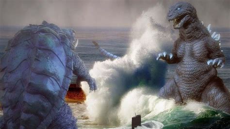 Download Epic Battle: Godzilla Vs Gamera Wallpaper | Wallpapers.com