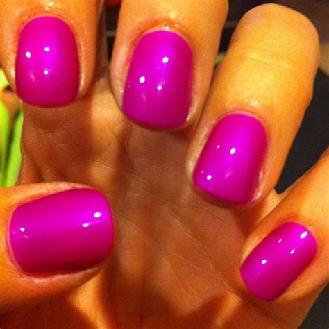 Fuschia Nail Polish Nails Nail Polish Bright Nail Designs