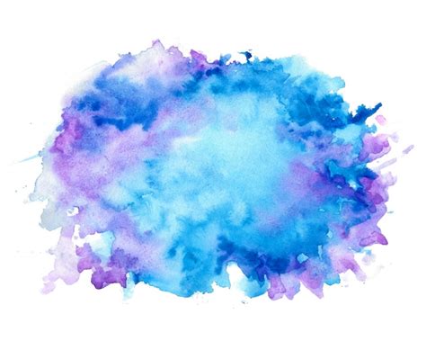 Abstrait Belles Nuances Bleues Fond De Texture Aquarelle Vecteur Gratuite