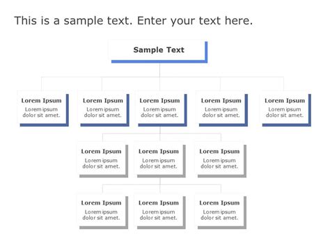 Org Chart 16 PowerPoint Template