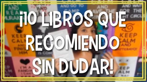 Libros Que Recomiendo A Todo El Mundo Youtube