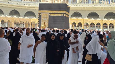 Masjid Al Haram March Tawaf E Kaaba Live Beautiful View