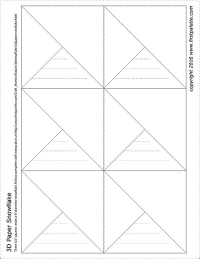 3d Triangle Template Printable